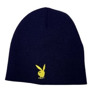 Playboy Navy Beanie Hat.